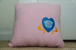 Size: 1000x662 | Tagged: safe, artist:poniesnpillows, princess cadance, g4, cutie mark, photo, pillow