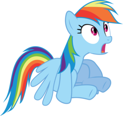 Size: 3906x3662 | Tagged: safe, artist:lazypixel, rainbow dash, pony, fall weather friends, g4, female, shocked, simple background, solo, speechless, transparent background, vector