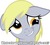 Size: 750x678 | Tagged: safe, derpy hooves, pegasus, pony, g4, female, mare, meta, solo, survey