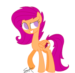 Size: 764x750 | Tagged: safe, artist:annasabi101, scootaloo, g4, older