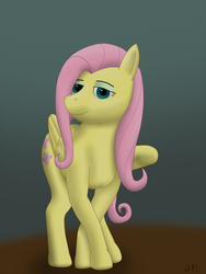 Size: 750x1000 | Tagged: safe, artist:dragon-commando, artist:widjetarcs, fluttershy, g4, pose