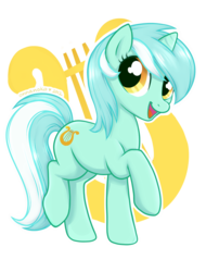 Size: 683x900 | Tagged: safe, artist:onnanoko, lyra heartstrings, pony, unicorn, g4, cute, female, lyrabetes, lyre, simple background, solo, transparent background