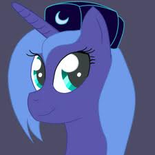 Size: 225x225 | Tagged: safe, princess luna, pony, g4, female, hat, s1 luna, simple background, solo, ushanka