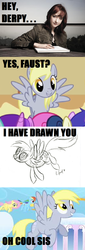 Size: 500x1463 | Tagged: safe, derpy hooves, pegasus, pony, g4, comic, female, lauren faust, mare, sketch