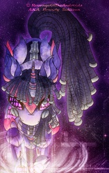 Size: 756x1205 | Tagged: safe, artist:revengeoftheandroids, twilight sparkle, android, robot, g4