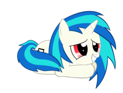 Size: 2447x1848 | Tagged: safe, artist:rockclaw123, dj pon-3, vinyl scratch, pony, unicorn, g4, female, horn, mare, simple background, solo, transparent background