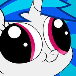 Size: 1000x1000 | Tagged: safe, dj pon-3, vinyl scratch, g4, faic, hey you