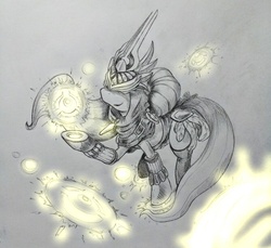 Size: 1000x915 | Tagged: safe, artist:discommunicator, league of legends, ponified, sketch