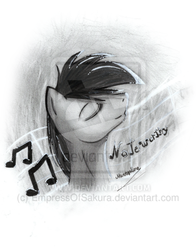 Size: 400x509 | Tagged: safe, artist:empressofsakura, blues, noteworthy, pony, g4, deviantart watermark, male, obtrusive watermark, sketch, solo, watermark