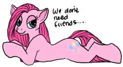 Size: 811x446 | Tagged: safe, artist:skaleal, pinkie pie, earth pony, pony, g4, female, mare, pinkamena diane pie, simple background, solo, transparent background