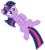 Size: 3115x3500 | Tagged: safe, artist:junkiesnewb, twilight sparkle, pony, unicorn, g4, lesson zero, my little pony: friendship is magic, confused, cute, eye shimmer, female, frown, hooves to the chest, imminent belly rub, lying down, mare, on back, simple background, solo, transparent background, twiabetes, unicorn twilight, vector