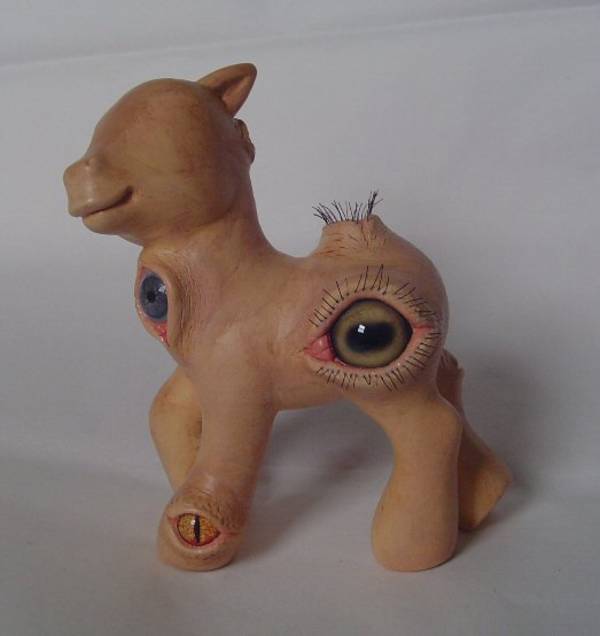 Scary cheap pony toy