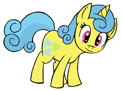 Size: 524x392 | Tagged: safe, artist:darlimondoll, lemon hearts, pony, g4, female, solo