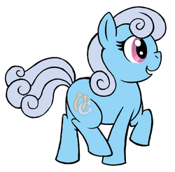 Size: 425x416 | Tagged: safe, artist:darlimondoll, linky, shoeshine, earth pony, pony, g4, background pony, female, mare, simple background, solo, white background