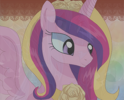 Size: 800x650 | Tagged: safe, princess cadance, queen chrysalis, changeling, g4, dot matrix, evil smile, its a trap!