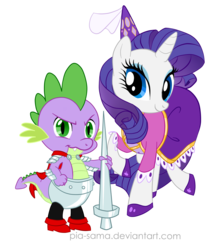 Size: 1790x2006 | Tagged: safe, artist:pia-sama, rarity, spike, pony, unicorn, a dog and pony show, g4, adorable distress, adorable face, adorasexy, adorkable, battle suit, beautiful, beautiful eyes, beautiful hair, clothes, codpiece, costume, couple, cute, dork, dress, dressup, eyeshadow, fantasy class, female, happy, knight, knight rescues the princess, makeup, male, mare, pretty, princess, princess rarity, protecting, romance, romantic, serious, serious face, sexy, ship:sparity, shipping, simple background, smiling, straight, transparent background, vector, warrior, wide eyes