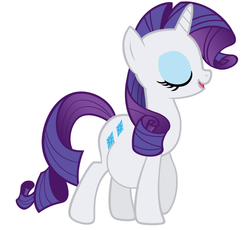 Size: 960x885 | Tagged: safe, edit, vector edit, rarity, pony, unicorn, g4, eyes closed, open mouth, pregnant, pregnant edit, simple background, solo, vector, walking, white background