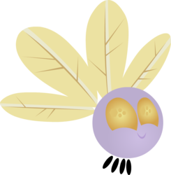 Size: 925x942 | Tagged: safe, dinky hooves, parasprite, g4, colored wings, female, palette swap, paraspritized, recolor, simple background, solo, species swap, transparent background
