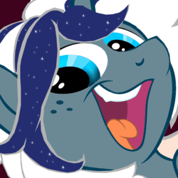 Size: 894x894 | Tagged: safe, artist:anightlypony, oc, oc only, oc:nightly, pony, reaction image, smeel, solo