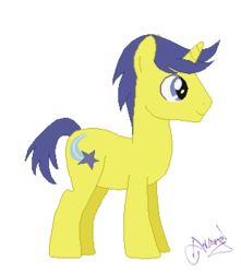 Size: 310x350 | Tagged: safe, artist:ameyal, comet tail, pony, unicorn, g4, male, simple background, solo, stallion, transparent background