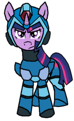 Size: 304x500 | Tagged: safe, artist:krisispiss, twilight sparkle, g4, mega man (series), megaman x, megamare