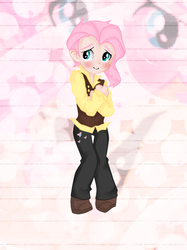 Size: 500x670 | Tagged: safe, artist:sailor-syaoran, fluttershy, human, g4, humanized, rule 63