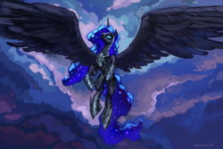 Size: 6001x4000 | Tagged: safe, artist:vombavr, nightmare moon, pony, g4, female, solo