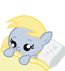 Size: 900x977 | Tagged: safe, artist:jrk08004, derpy hooves, pegasus, pony, g4, 2011, baby, baby pony, bed, blanket, cute, daaaaaaaaaaaw, derpabetes, female, filly, foal, pillow, simple background, smiling, solo, transparent background, vector