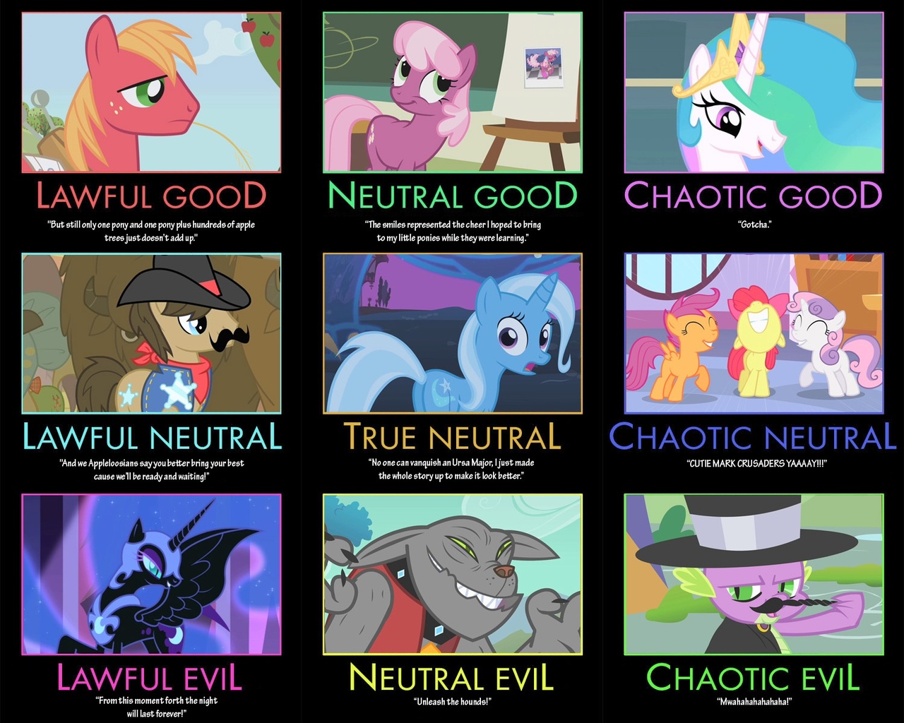 #134290 - safe, apple bloom, big macintosh, cheerilee, nightmare moon ...