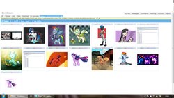 Size: 1366x768 | Tagged: safe, applejack, dj pon-3, lyra heartstrings, octavia melody, pinkie pie, rainbow dash, twilight sparkle, vinyl scratch, changedling, changeling, earth pony, human, pegasus, pony, unicorn, derpibooru, g4, cute, eyes closed, female, food, mare, mug, simple background, solo, sweet apple acres, white background