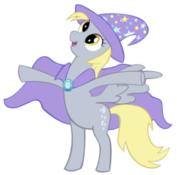 Size: 1398x1374 | Tagged: safe, artist:pustulioooooo, derpy hooves, pegasus, pony, g4, costume, female, mare, simple background, transparent background, vector