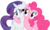 Size: 4626x2792 | Tagged: safe, artist:takua770, pinkie pie, rarity, g4, hearth's warming eve (episode), my little pony: friendship is magic