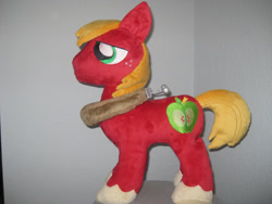 Size: 2828x2121 | Tagged: safe, artist:greenteaplushies, big macintosh, earth pony, pony, g4, irl, male, photo, plushie, solo, stallion