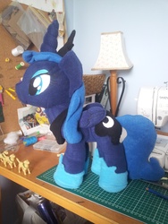 Size: 2448x3264 | Tagged: safe, artist:steen85, princess luna, pony, g4, irl, photo, plushie, solo