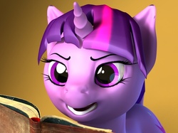 Size: 850x637 | Tagged: safe, twilight sparkle, g4, 3d, nightmare fuel