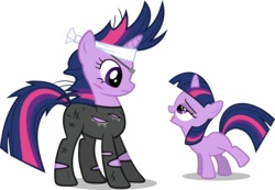 Size: 5932x4097 | Tagged: safe, artist:drewdini, twilight sparkle, g4, absurd resolution, female, filly, filly twilight sparkle, future twilight, self ponidox, simple background, transparent background, vector, younger