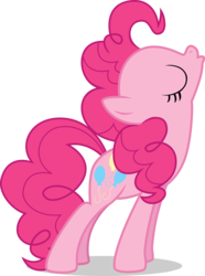 Size: 8000x10743 | Tagged: safe, artist:nitrateexhaust, pinkie pie, earth pony, pony, g4, absurd resolution, female, simple background, solo, transparent background, vector