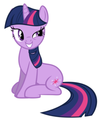 Size: 5520x6620 | Tagged: safe, artist:fallingferret, twilight sparkle, pony, unicorn, g4, absurd resolution, female, simple background, sitting, solo, transparent background, unicorn twilight, vector