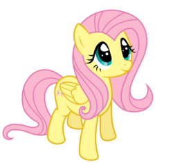 Size: 4000x3775 | Tagged: safe, artist:jennieoo, fluttershy, pegasus, pony, g4, cute, female, mare, show accurate, shyabetes, simple background, solo, transparent background, vector