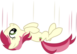 Size: 9979x7014 | Tagged: safe, artist:flutterguy317, roseluck, earth pony, pony, g4, absurd resolution, falling, female, rose, show accurate, simple background, solo, transparent background, vector