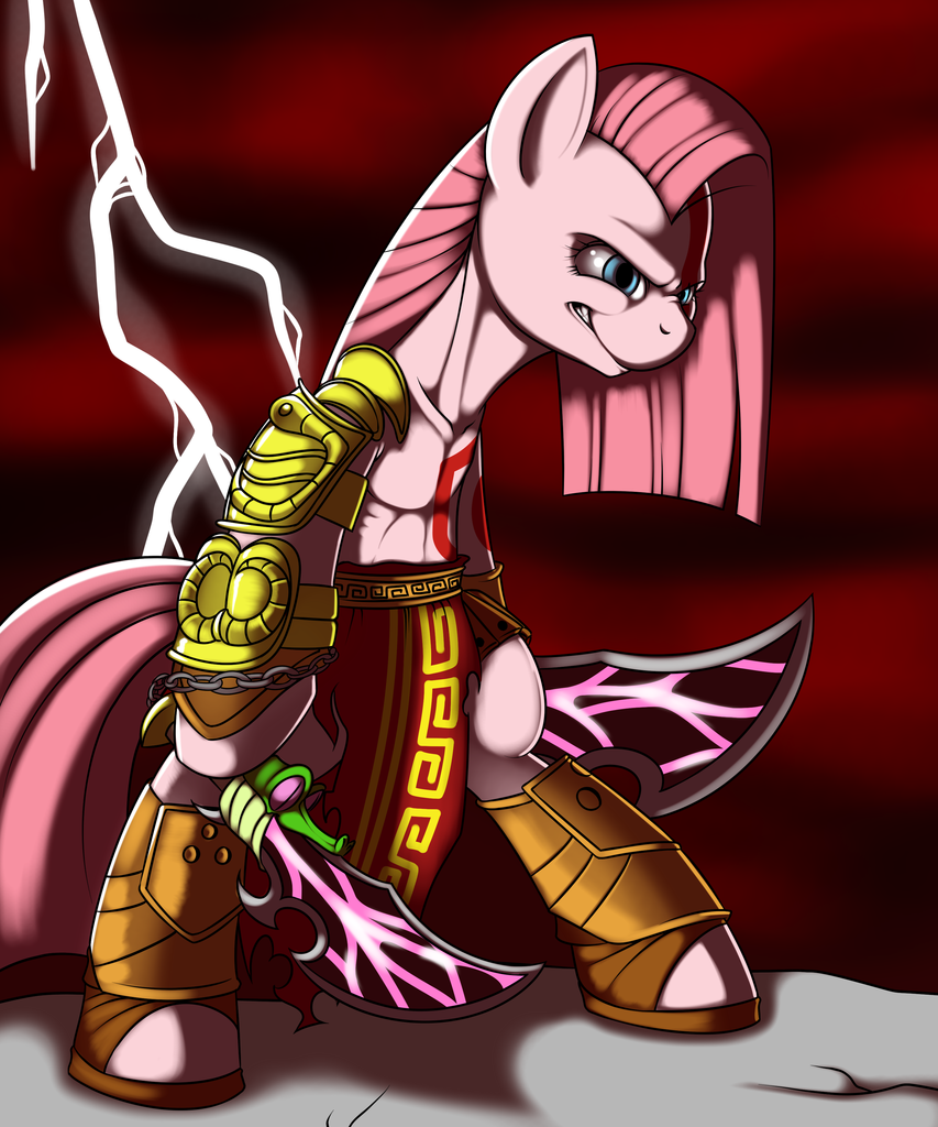 earth <b>pony</b>, <b>pony</b>, g4, armor, bipedal, blades of chaos, chains, crossover, d...