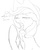 Size: 1218x1536 | Tagged: safe, artist:crade, applejack, earth pony, pony, g4, female, monochrome, sketch, solo, tired, yawn