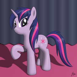 Size: 1920x1920 | Tagged: safe, artist:jozeeworm, twilight sparkle, g4, alternate hairstyle