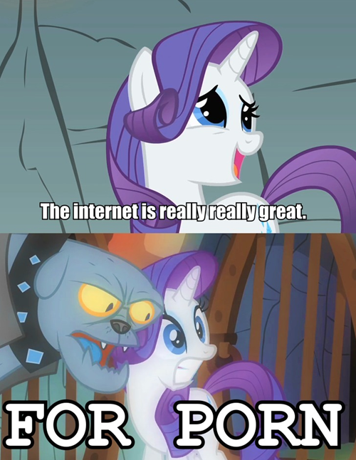 My Little Pony Diamond Dog Porn - 135613 - safe, edit, edited screencap, screencap, fido, rarity, diamond dog,  a dog and pony show, avenue q, gritted teeth, image macro, open mouth,  smiling, song reference, the internet is for porn,