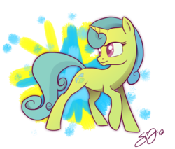 Size: 1136x966 | Tagged: safe, artist:probablyfakeblonde, lemon hearts, pony, g4, female, simple background, solo, transparent background