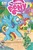 Size: 674x1023 | Tagged: safe, artist:andy price, idw, official comic, apple bloom, rainbow dash, tank, earth pony, pony, friendship is magic #1, g4, my little pony: friendship is magic (idw), official, balloon, comic, comic cover, cover, idw advertisement