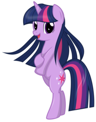 Size: 6000x7600 | Tagged: safe, artist:mamandil, twilight sparkle, pony, g4, absurd resolution, alternate hairstyle, bipedal, cute, twiabetes