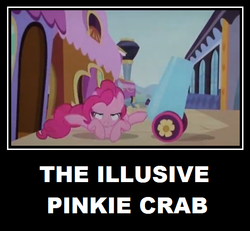 Size: 536x496 | Tagged: safe, edit, edited screencap, screencap, pinkie pie, earth pony, pony, g4, the crystal empire, caption, female, mare, party cannon, solo, text