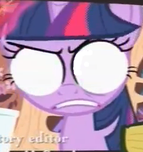 Size: 201x214 | Tagged: safe, edit, edited screencap, screencap, twilight sparkle, g4, the crystal empire, special eyes