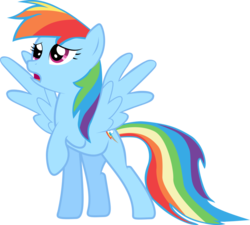 Size: 900x810 | Tagged: safe, artist:thecarbonmaestro, rainbow dash, pegasus, pony, g4, female, mare, simple background, solo, transparent background, vector